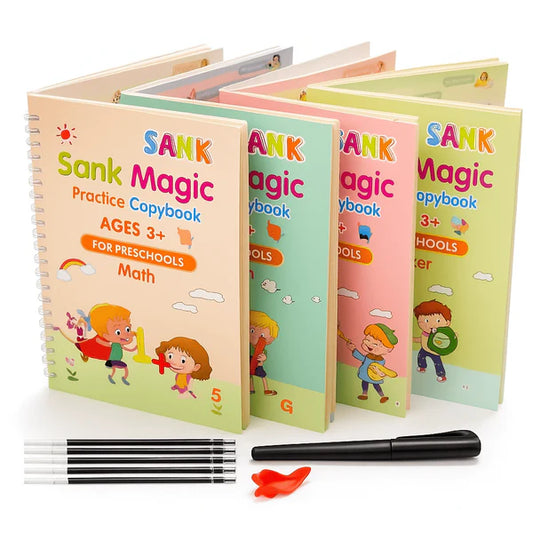 4 Libros Caligrafia Montessori