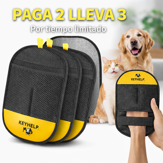 Guante Cepillo Quita Pelos o Motas Paga 1 lleva 3